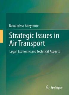 Strategic Issues In Air Transport