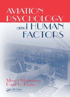 Aviation Psychology And Human Factors 1 edition