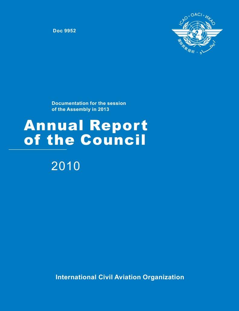 Doc 9952 /Annual Report of the Council/