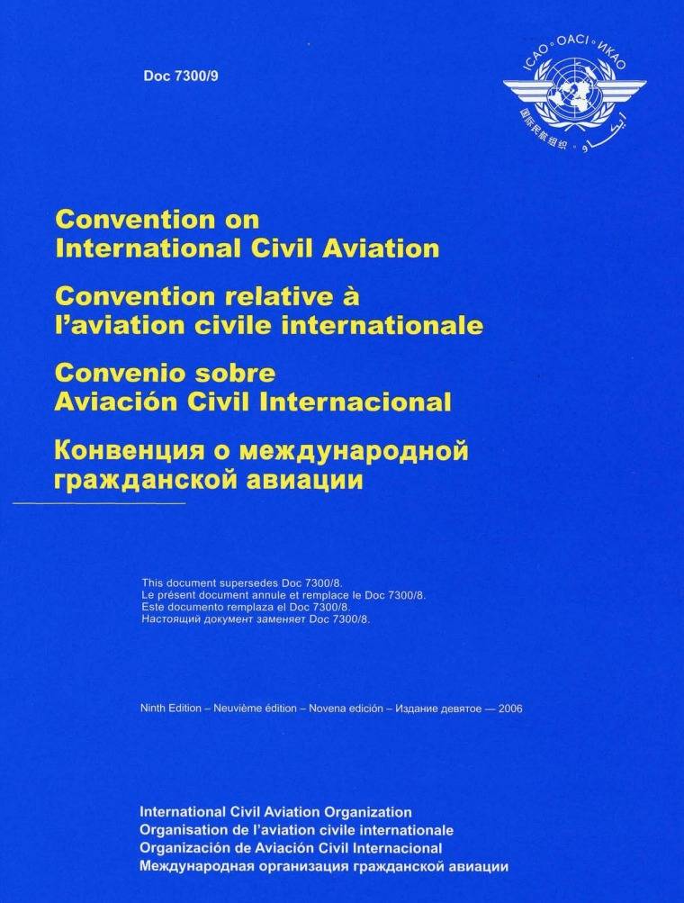 Doc 7300/9 Convention on  International Civil Aviation