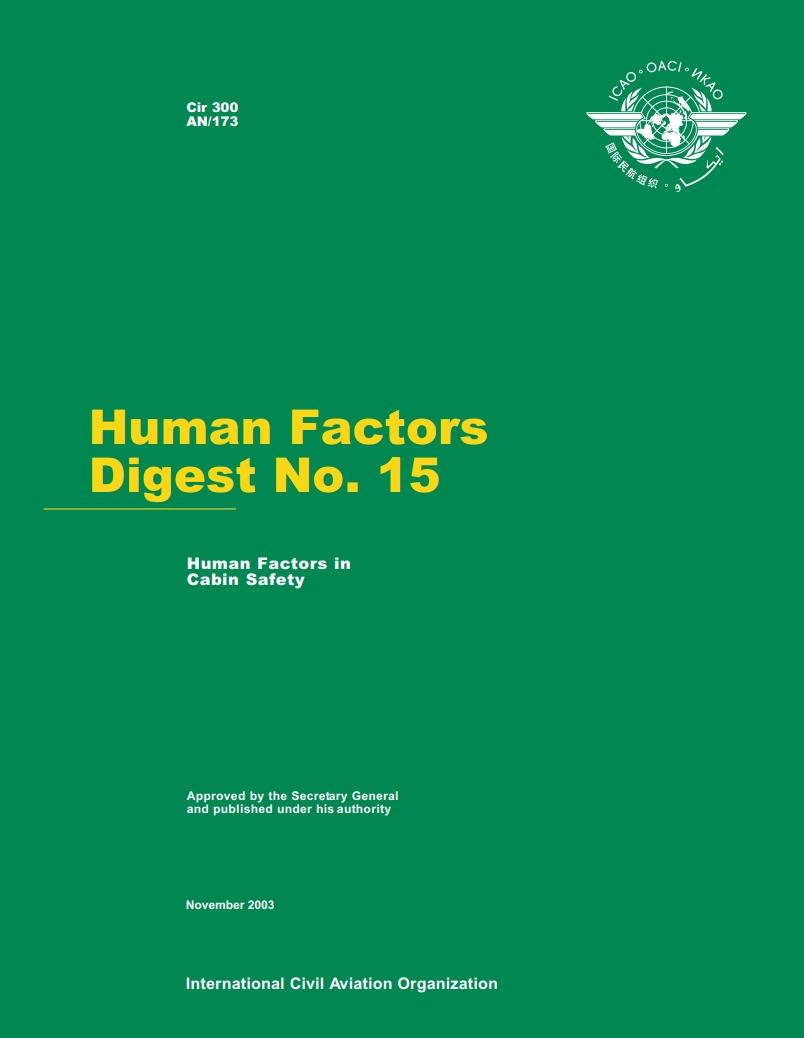 Cir 300 AN/173 Human Factors Digest No. 15