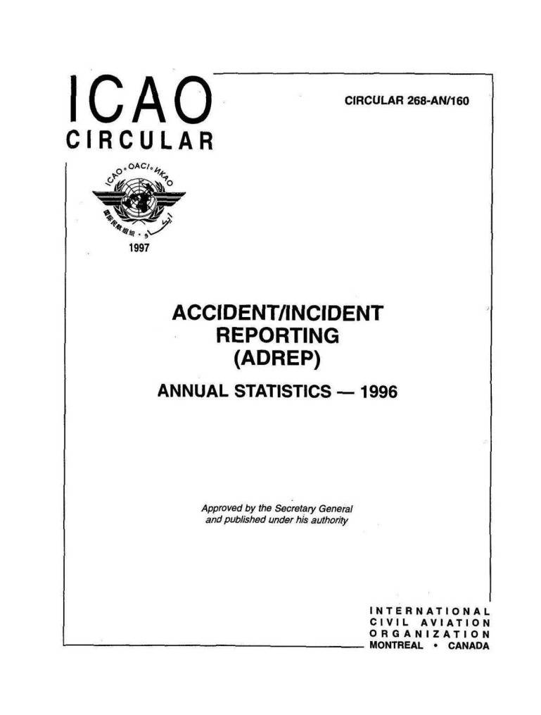 CIRCULAR 268  ACClDENT INClDENT  REPORTING  (ADREP)