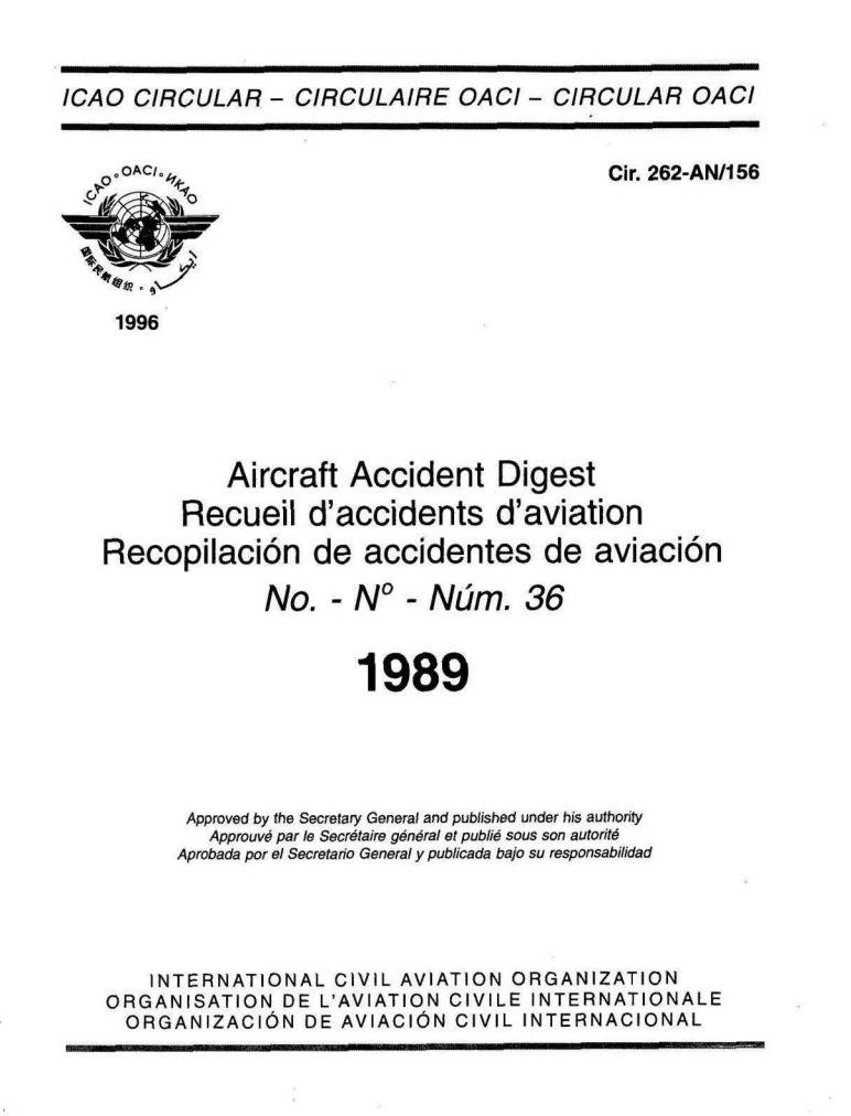 Cir 262 Aircraft Accident Digest 1989