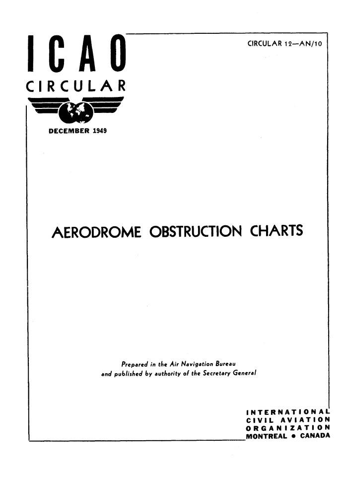 Cir 12 AERODROME OBSTRUCTION CHARTS