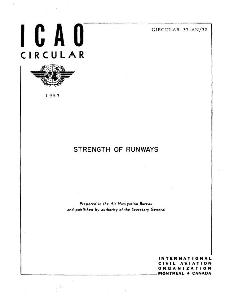 Cir 37 STRENGTH OF RUNWAYS