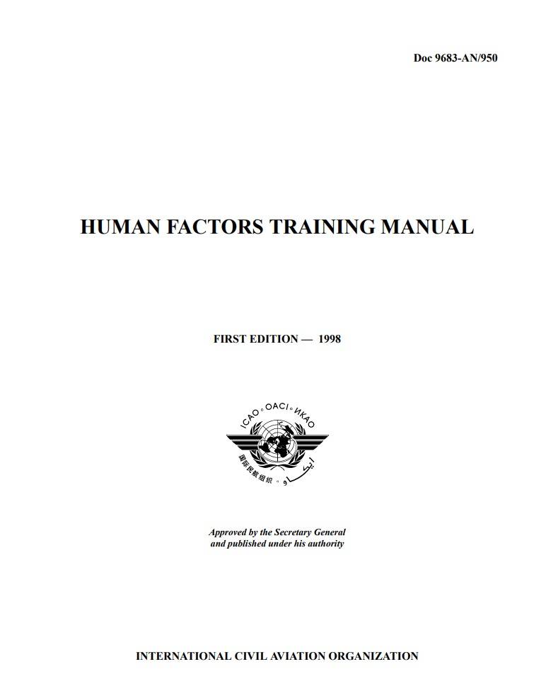 Doc 9683 Human Factors Training Manual