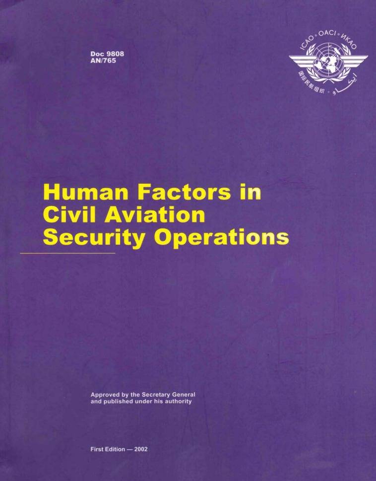 Doc 9808 /Human Factors in  Civil Aviation  Security Operations/