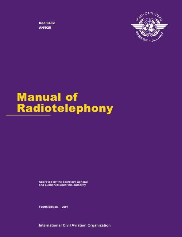 Doc 9432 Manual of Radiotelephony