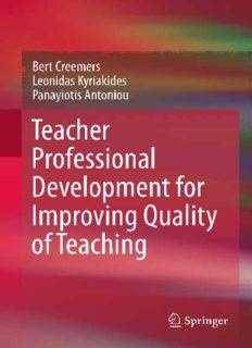 Teacher Professional Development for Improving Quality of Teaching