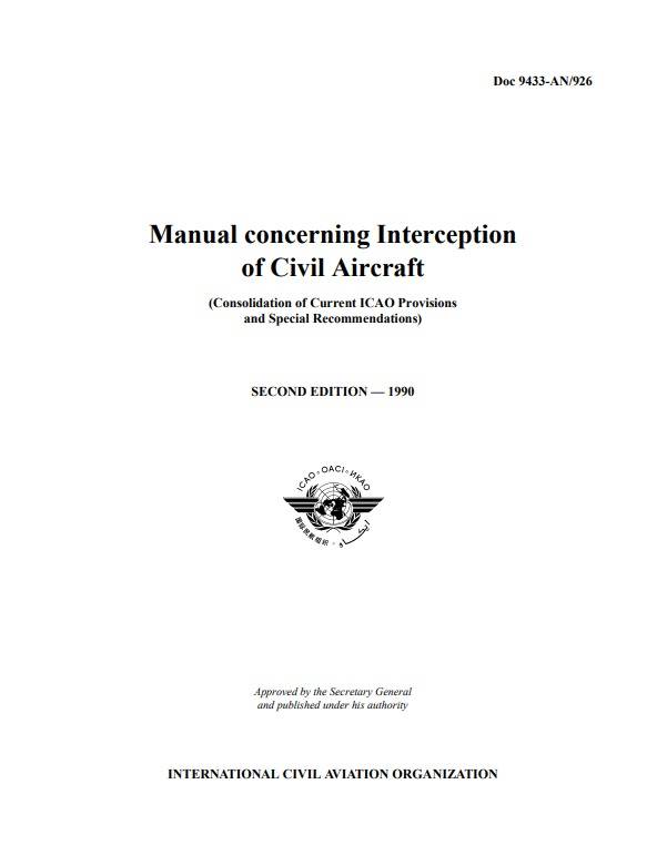 Doc 9433 Manual concerning Interception of Civil Aircraft