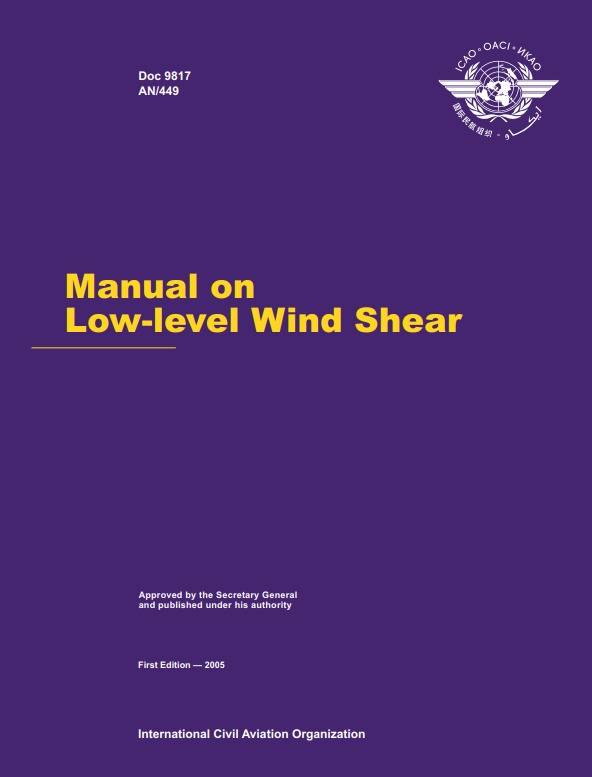 Doc 9817 Manual on Low-level Wind Shear