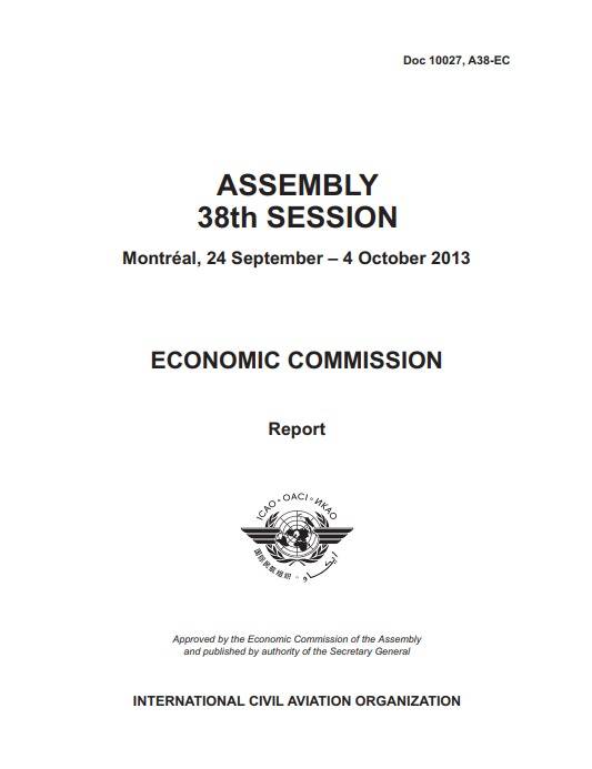 Doc 10027 ASSEMBLY 38th SESSION /ECONOMIC COMMISSION/