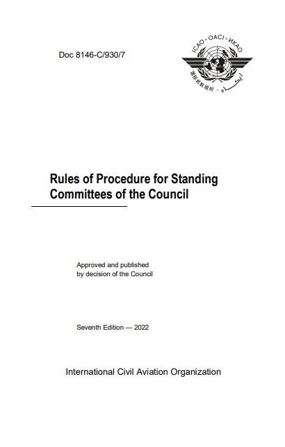 Doc 8146 Rules of Procedure for Standing Committees of the Council