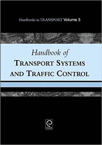 HANDBOOK OF TRANSPORT SYSTEMS AND TRAFFIC CONTROL