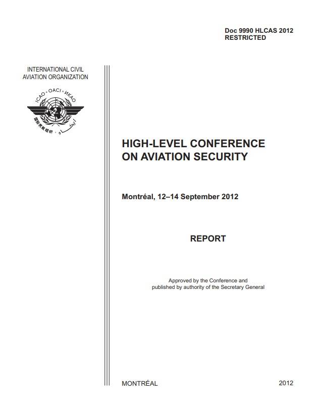 Doc 9990 High-Level Conference On Aviation Security