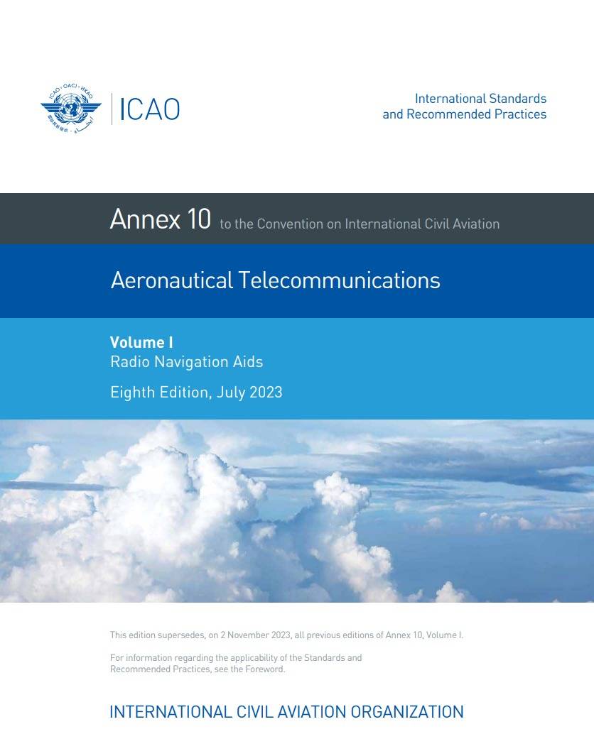 Annex 10 /Aeronautical Telecommunications/ Volume 1